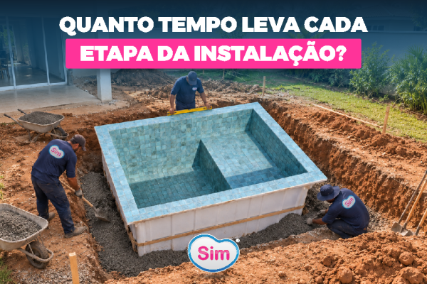 Quanto Tempo Leva Cada Etapa da Instalação de uma Piscina de Fibra?