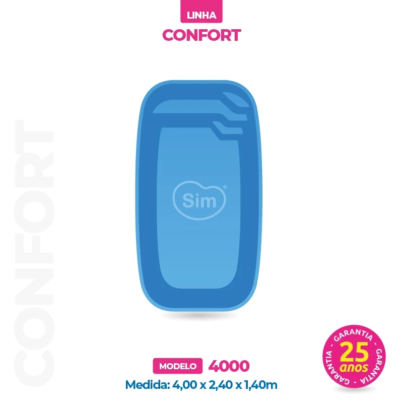 Piscina Confort 4 Metros