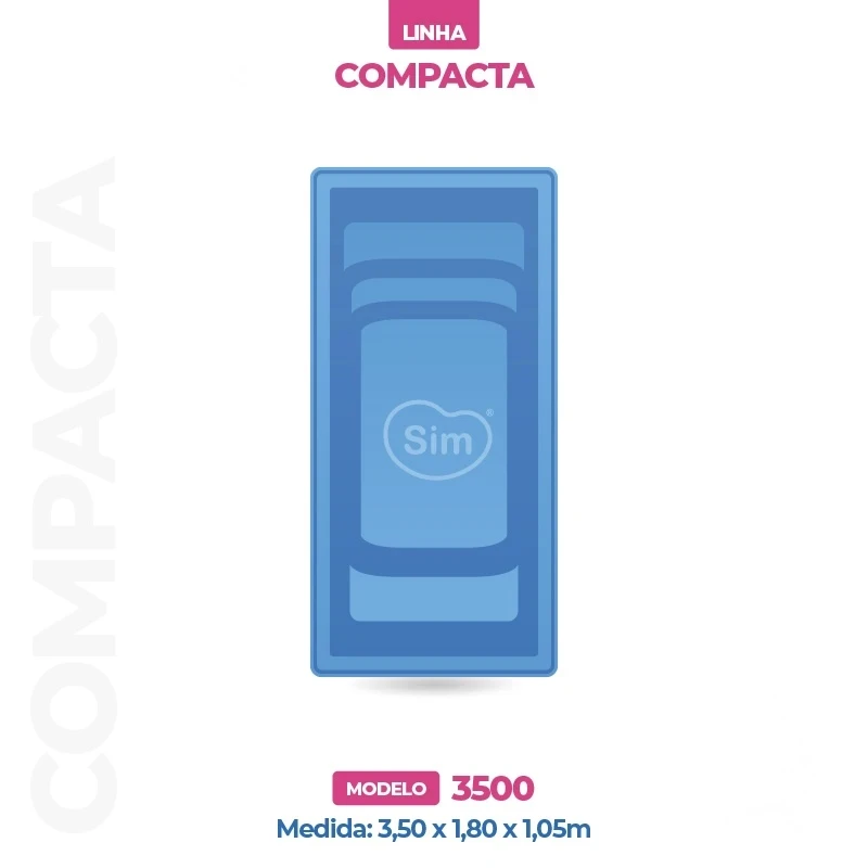 Piscina De Fibra Elevada Compacta 3.500 | Sem Escavação