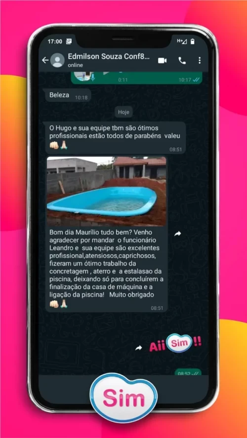 Avaliação Sim Piscinas