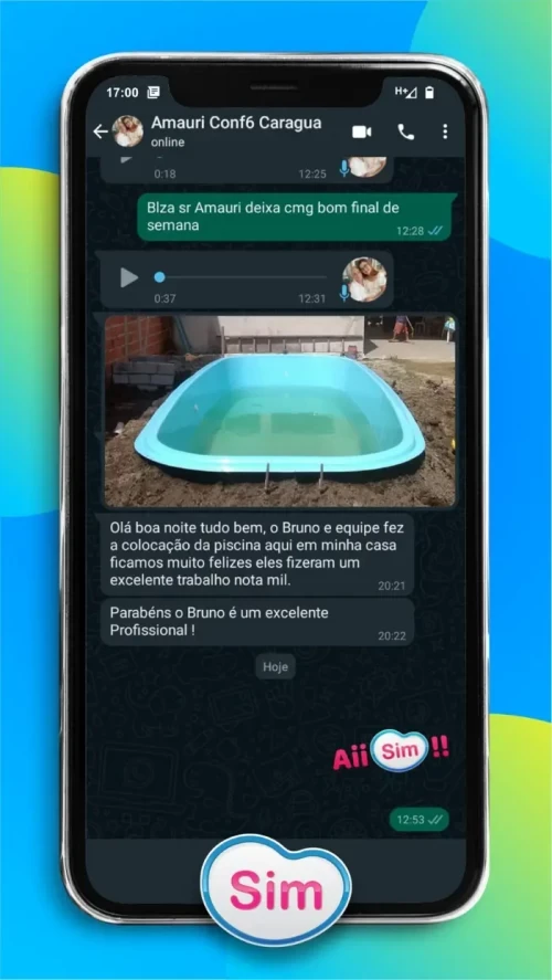 Avaliação Sim Piscinas