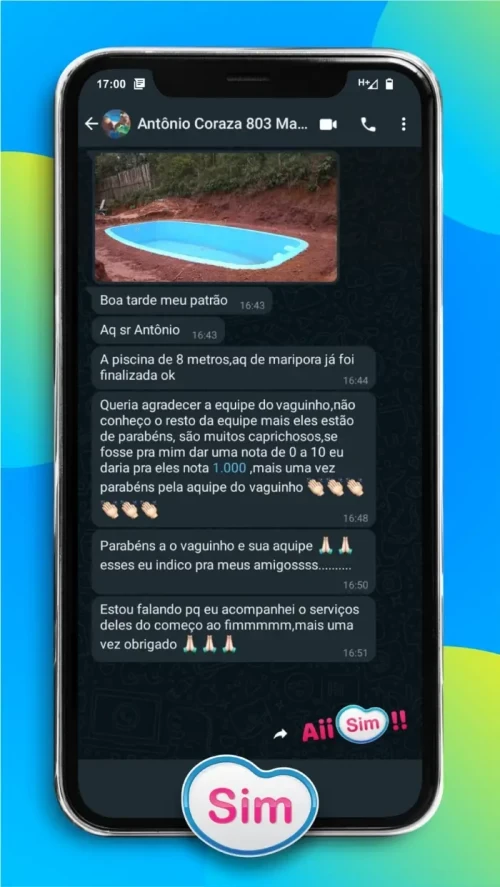 Avaliação Sim Piscinas