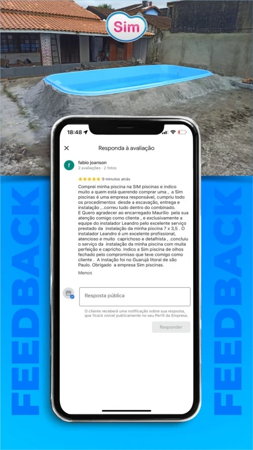 Avaliação Sim Piscinas
